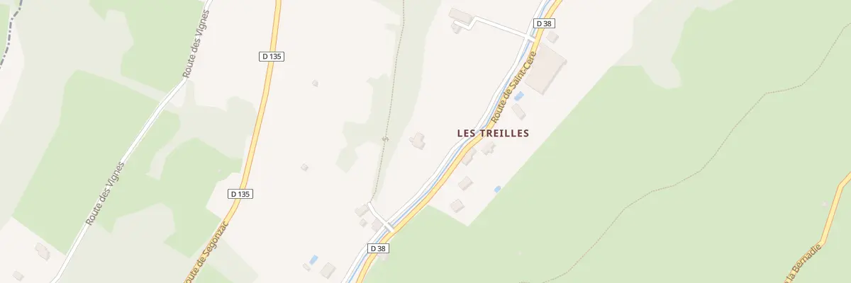 Plan du 5110 Les Peyrieres à Autoire
