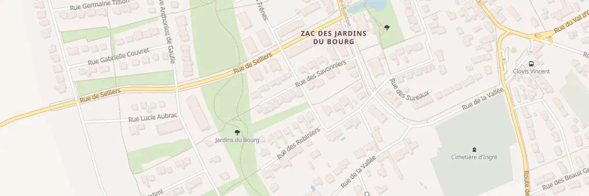 Plan du 13 Rue des Savonniers à Ingré