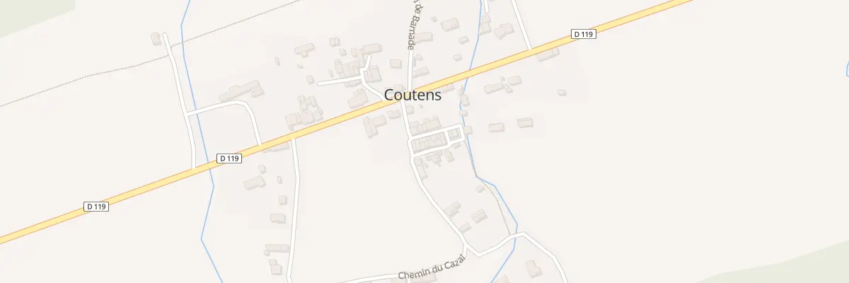 Plan du 52 Rue des Pénitents Blancs à Coutens