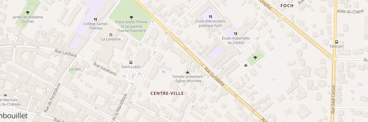 Plan du 49 Rue Gambetta à Rambouillet