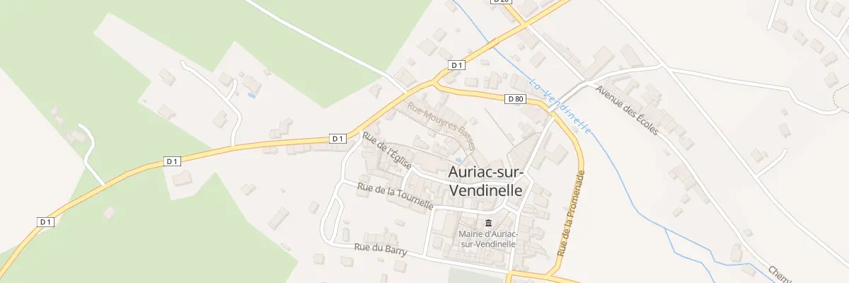 Plan du 8 Rue du Château à Auriac-sur-Vendinelle