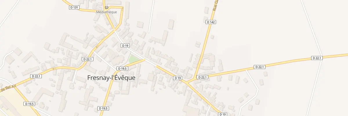 Plan du 13 Rue Charles Péguy à Fresnay-l’Évêque
