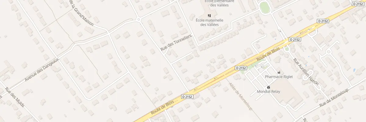 Plan du 6 Rue des Auvernais à La Chapelle-Saint-Mesmin