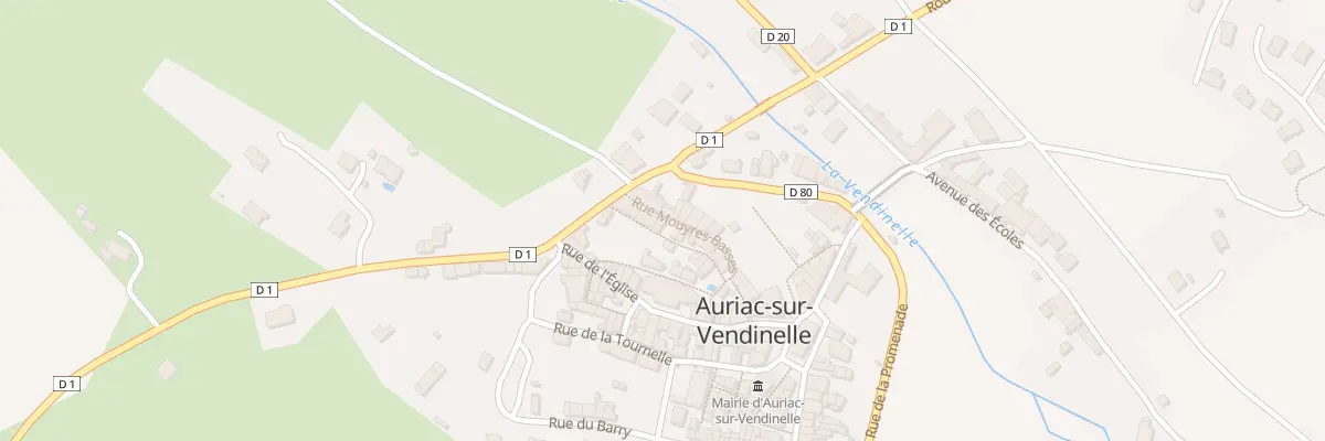 Plan du 12 Rue Mouyres Hautes à Auriac-sur-Vendinelle