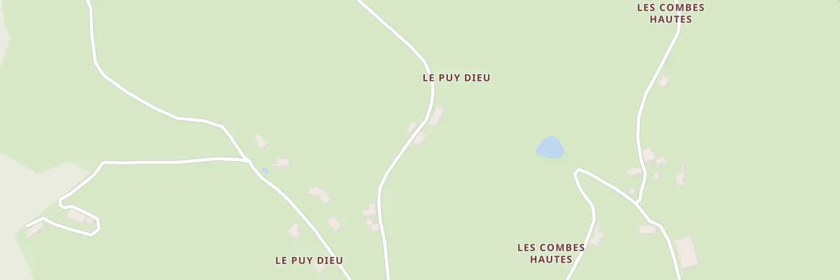 Plan du 3 Puy Dieu à Ladignac-sur-Rondelles