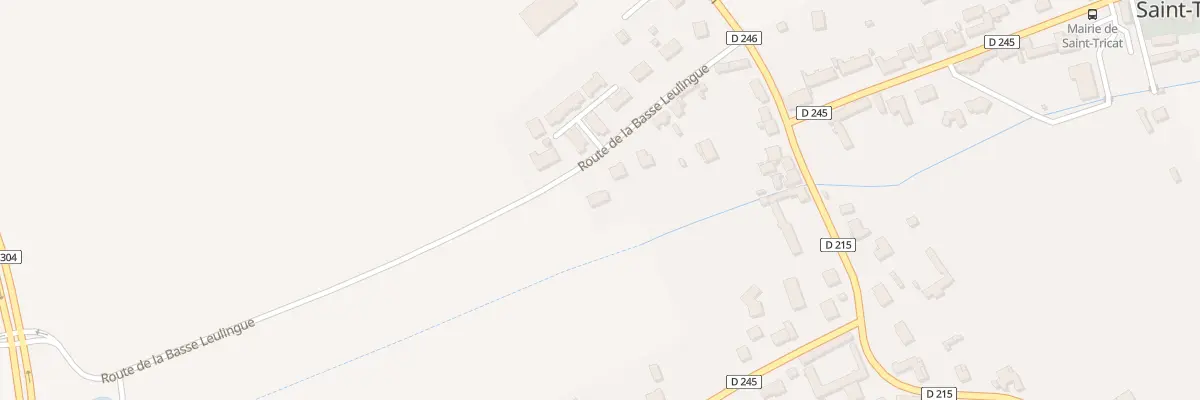 Plan du 157 Rte de la Basse Leulingue à Saint-Tricat
