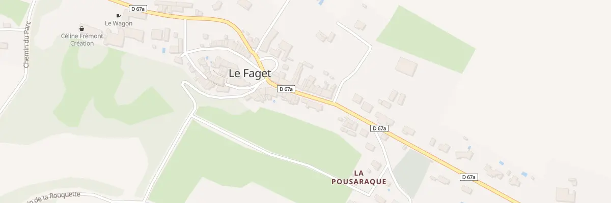 Plan du 95 La Pousaraque au Faget