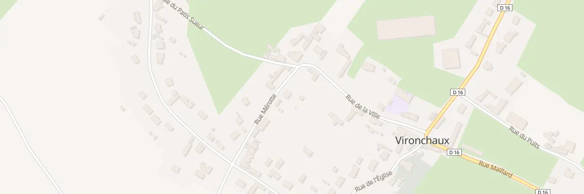 Plan du 47 Rue Mérotte à Vironchaux
