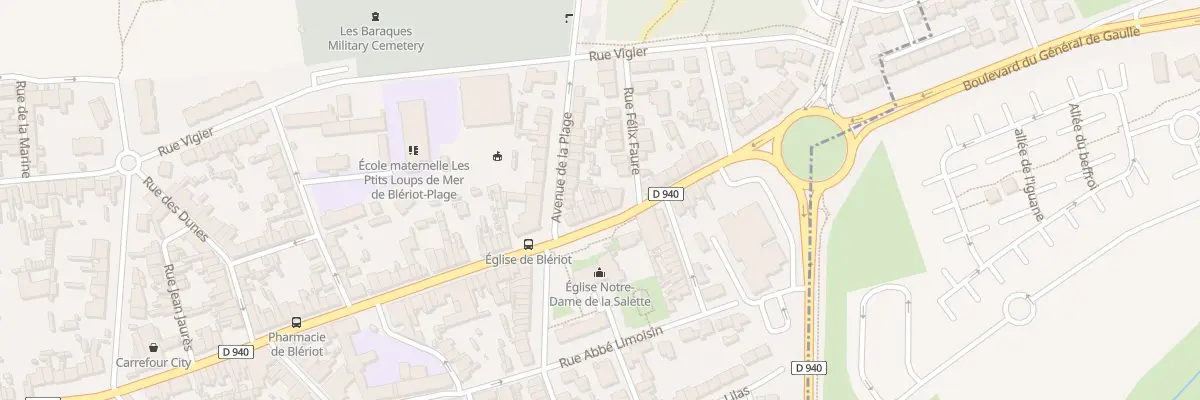 Plan du 38 Route Départementale 940 à Sangatte