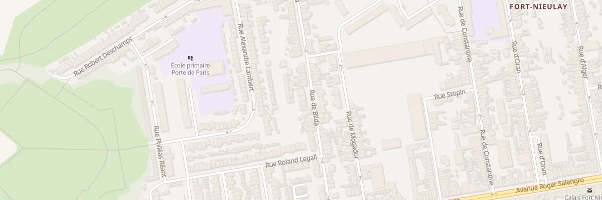 Plan du 29 Rue de Blida à Calais