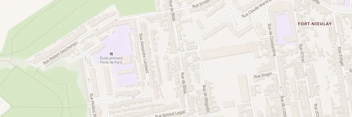 Plan du 43 Rue de Blida à Calais