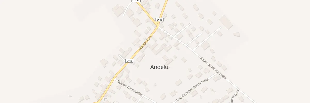 Plan du 6 Rte de Montainville à Andelu