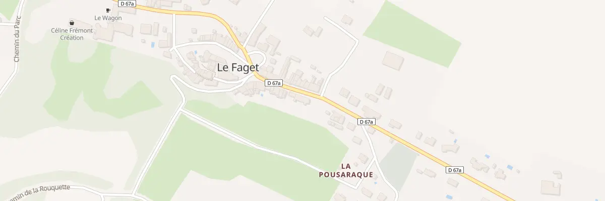 Plan du 94 La Pousaraque au Faget