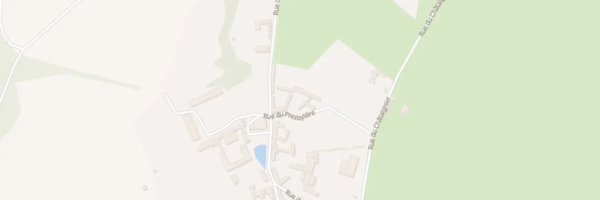Plan du 2 Rue du Presbytère à Loueuse