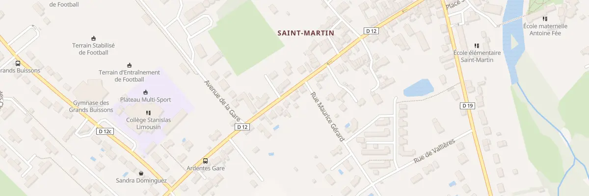 Plan du 85 Rue de la Gare à Ardentes