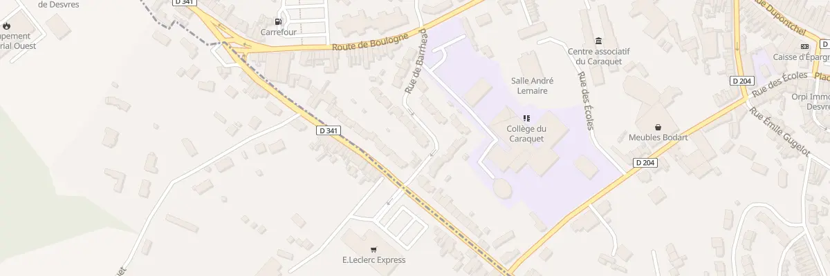 Plan du 20 Rue de Barrhead à Desvres
