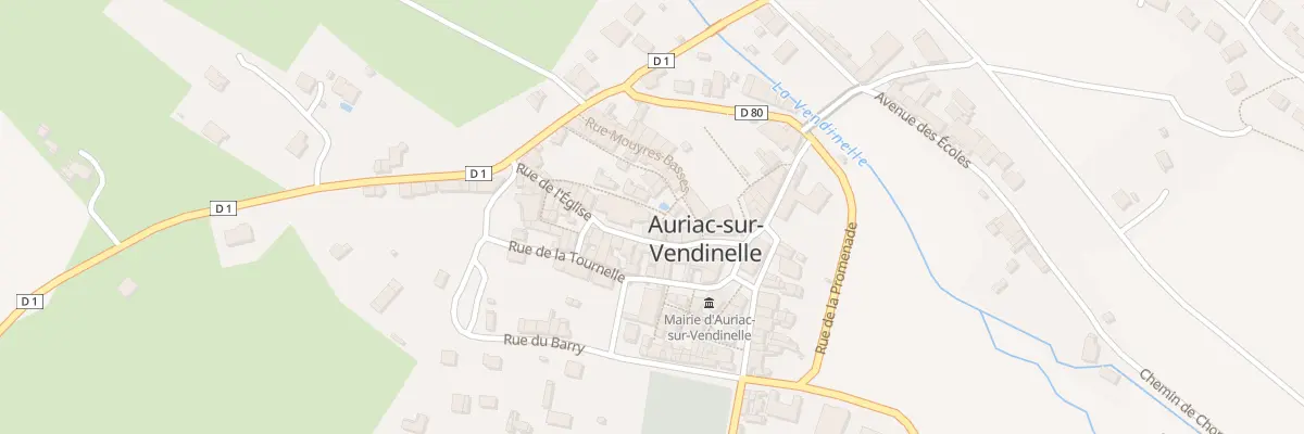 Plan du 5 Rue du Château à Auriac-sur-Vendinelle
