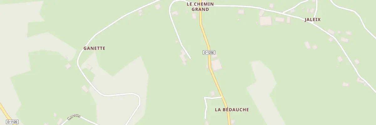Plan du 1 Le Chemin Grand à Ladignac-sur-Rondelles
