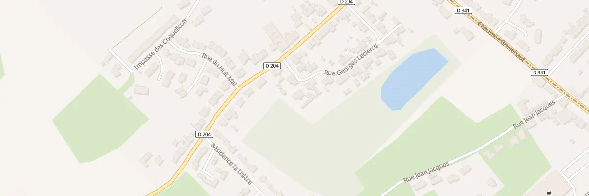 Plan du 44 Rue Georges Leclercq à Longfossé