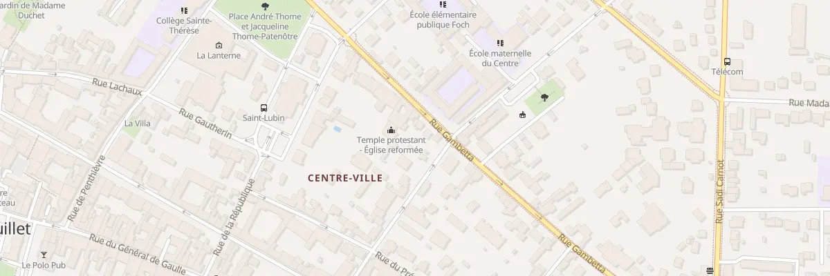 Plan du 41 Rue Gambetta à Rambouillet