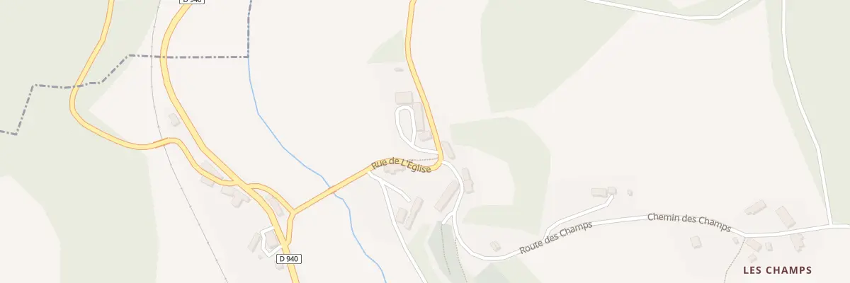 Plan du 5087 Le Bourg à Lacelle