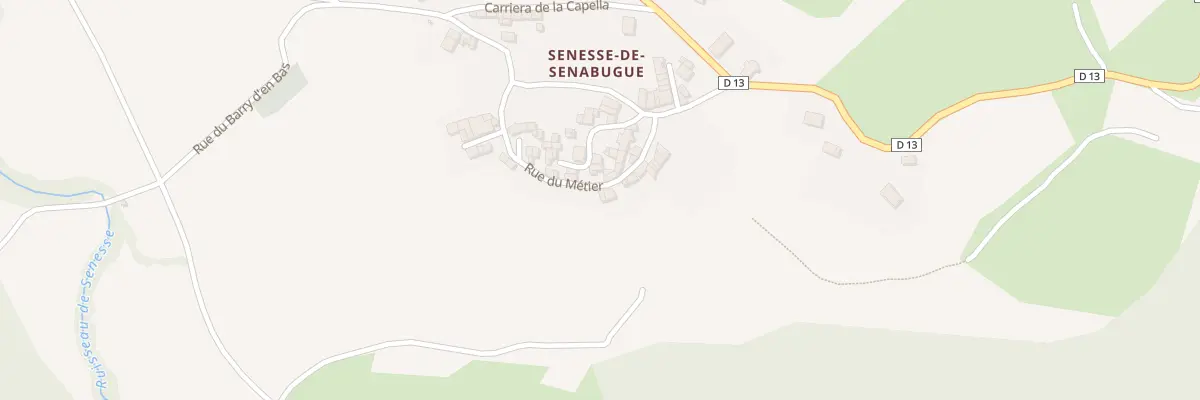 Plan du 21 Senesse-Village à Dun