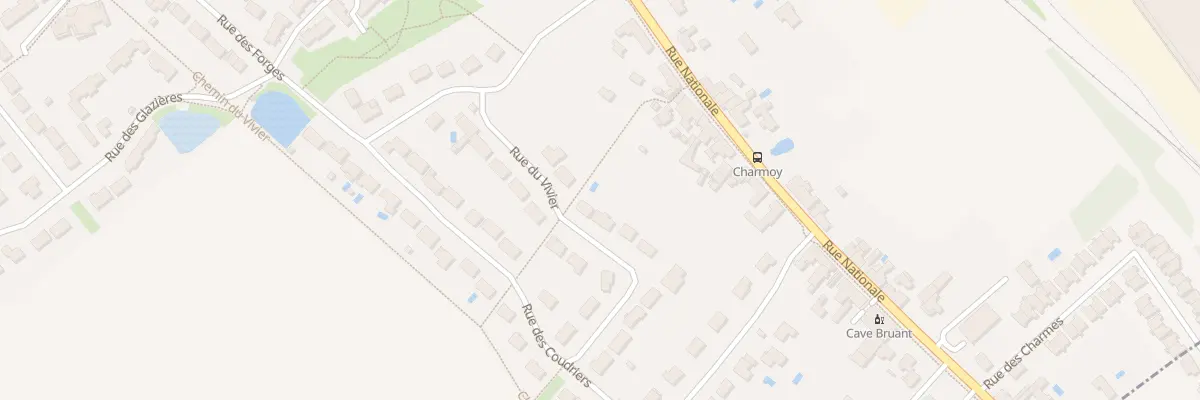 Plan du 9 Rue du Vivier à Ormes