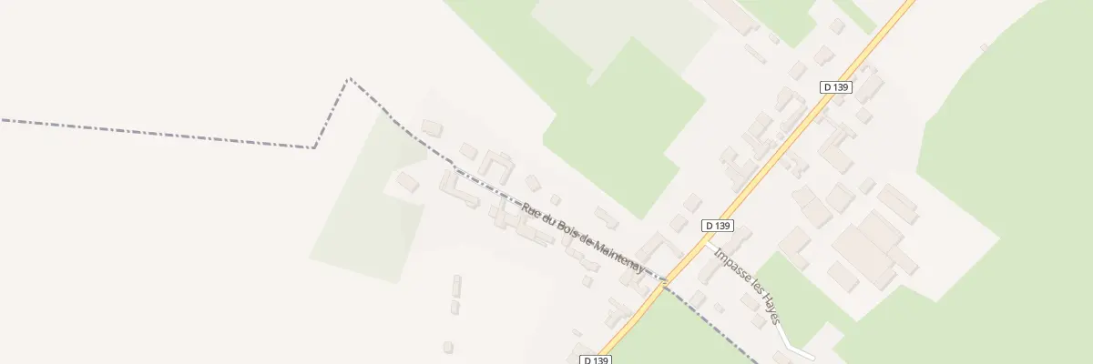 Plan du 38 Rue de Maintenay à Buire-le-Sec