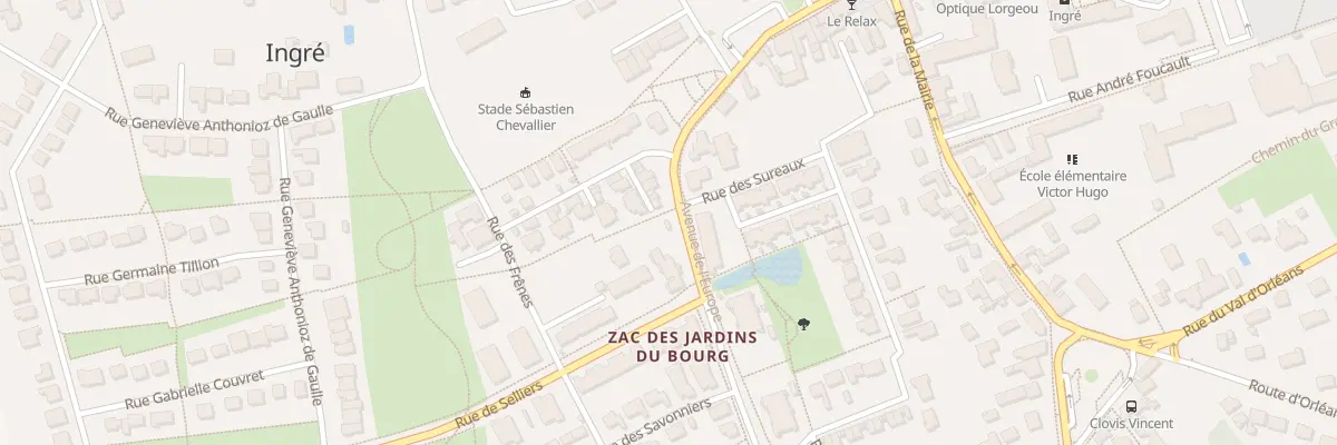 Plan du 14 Rue de Selliers à Ingré