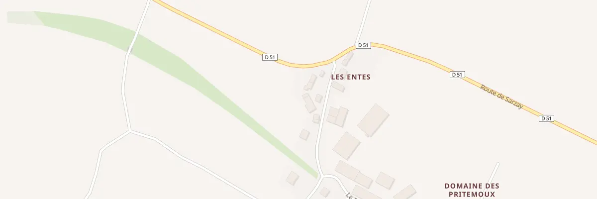 Plan du 5493 Les Entes à Neuvy-Saint-Sépulchre