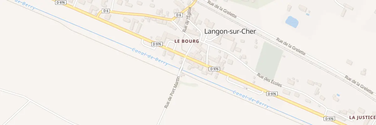 Plan du 2 Rte de Mennetou sur Cher à Langon-sur-Cher