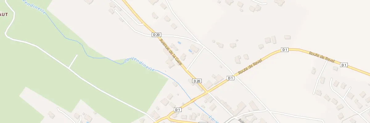 Plan du 4 Av de la Gare à Auriac-sur-Vendinelle