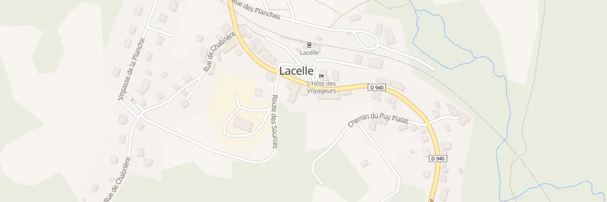 Plan du 5055 Le Bourg à Lacelle