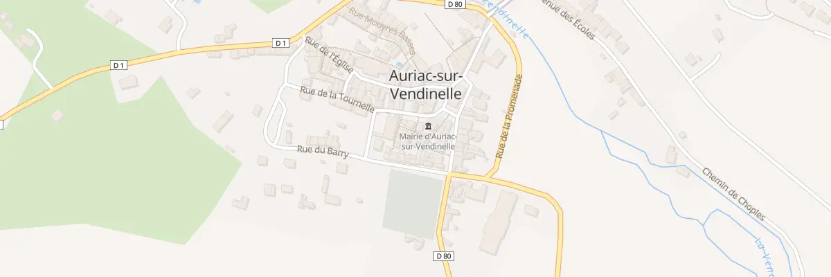 Plan du 3 Rue du Coin du Puits à Auriac-sur-Vendinelle