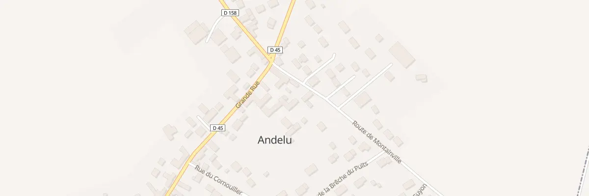 Plan du 8 Rte de Montainville à Andelu