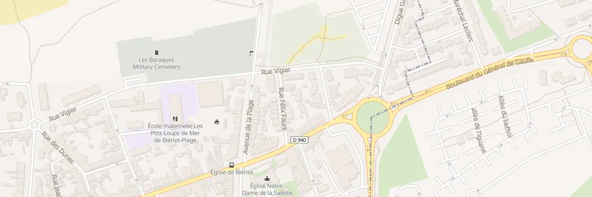 Plan du 12 Rue Félix Faure à Sangatte