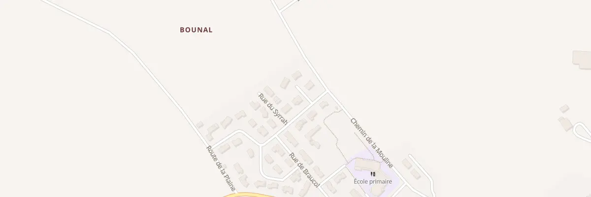 Plan du 7 Rue de Len de l’El à Parisot