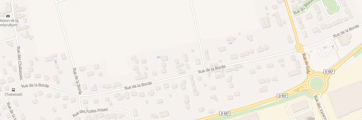 Plan du 91 Rue de la Borde à Ormes