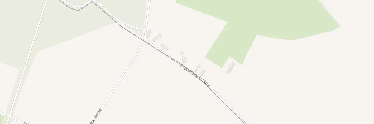 Plan du 100 Imp de la Liane à Henneveux