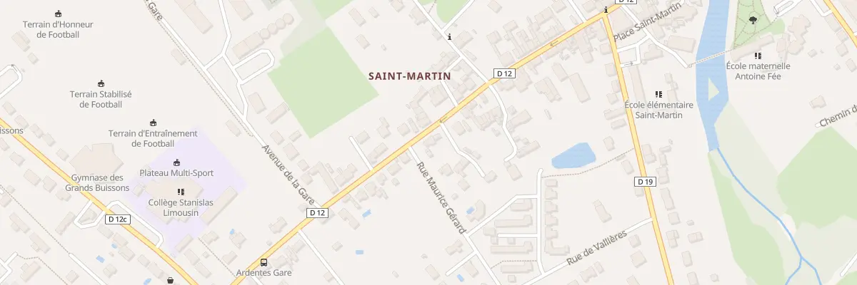 Plan du 79 Rue de la Gare à Ardentes