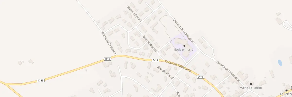 Plan du 5 Rue de Braucol à Parisot