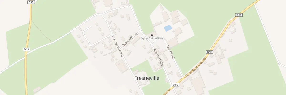 Plan du 8 Rue de l’Eglise à Fresneville