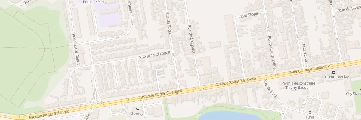 Plan du 10 Rue de Blida à Calais