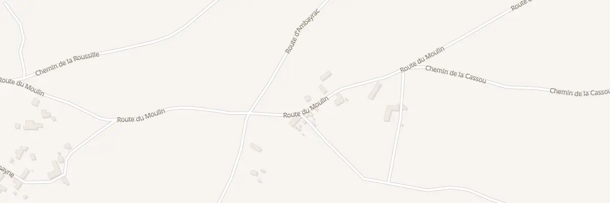 Plan du 755 Rte du Moulin à Promilhanes