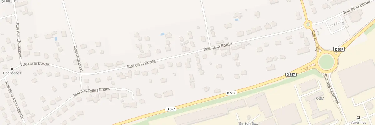 Plan du 86 Rue de la Borde à Ormes