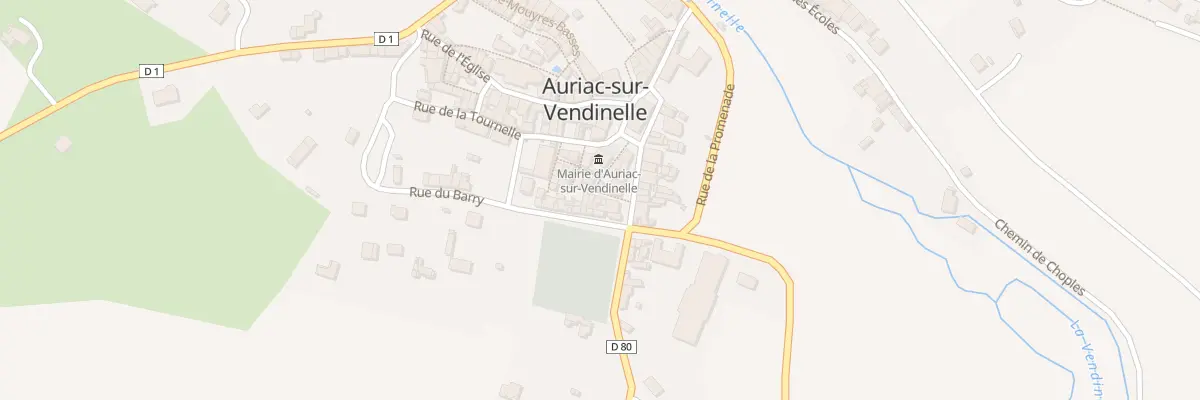 Plan du 6 Rue des Champagnes à Auriac-sur-Vendinelle