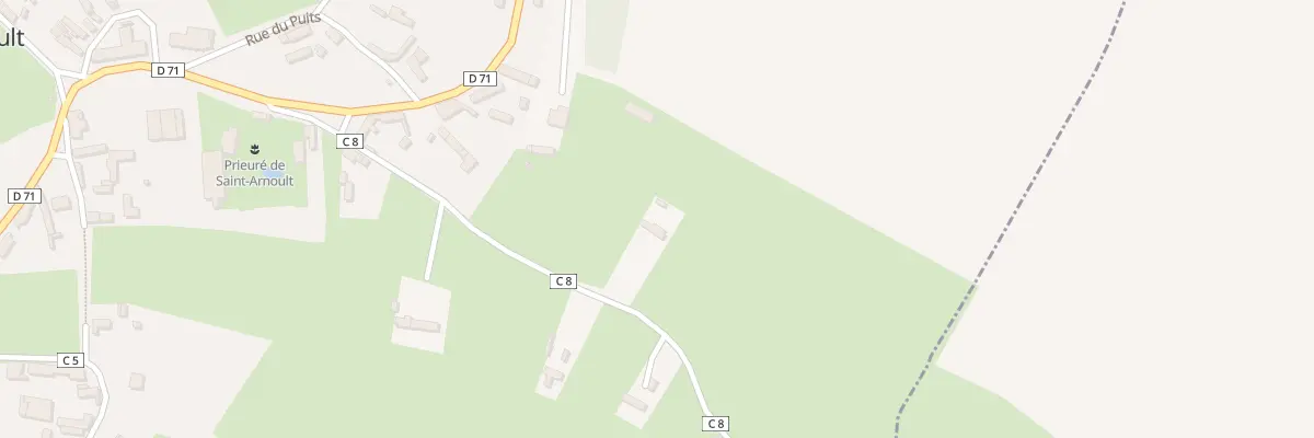 Plan du 12 Rue des Fonds d’Omécourt à Saint-Arnoult