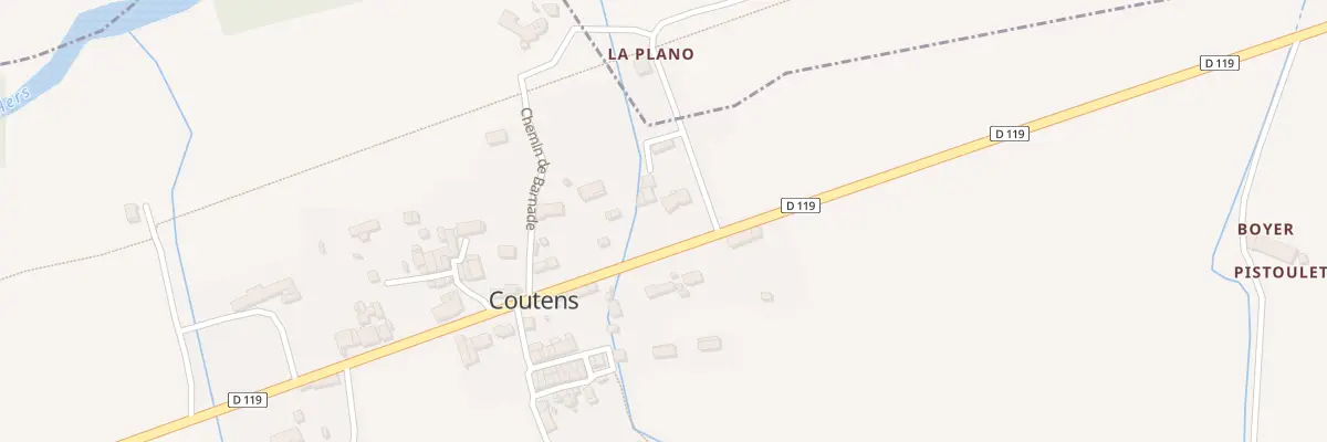 Plan du 65 Che de la Maisonnette à Coutens