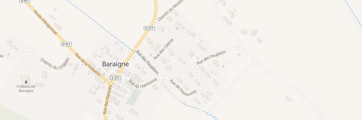 Plan du 6 Rue des Cèdres à Baraigne