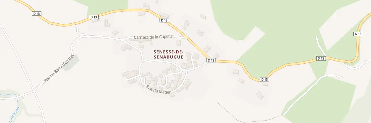 Plan du 17 Senesse-Village à Dun
